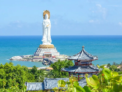 海南南山文化苑+天涯海角+分界洲島+?；◢u4天